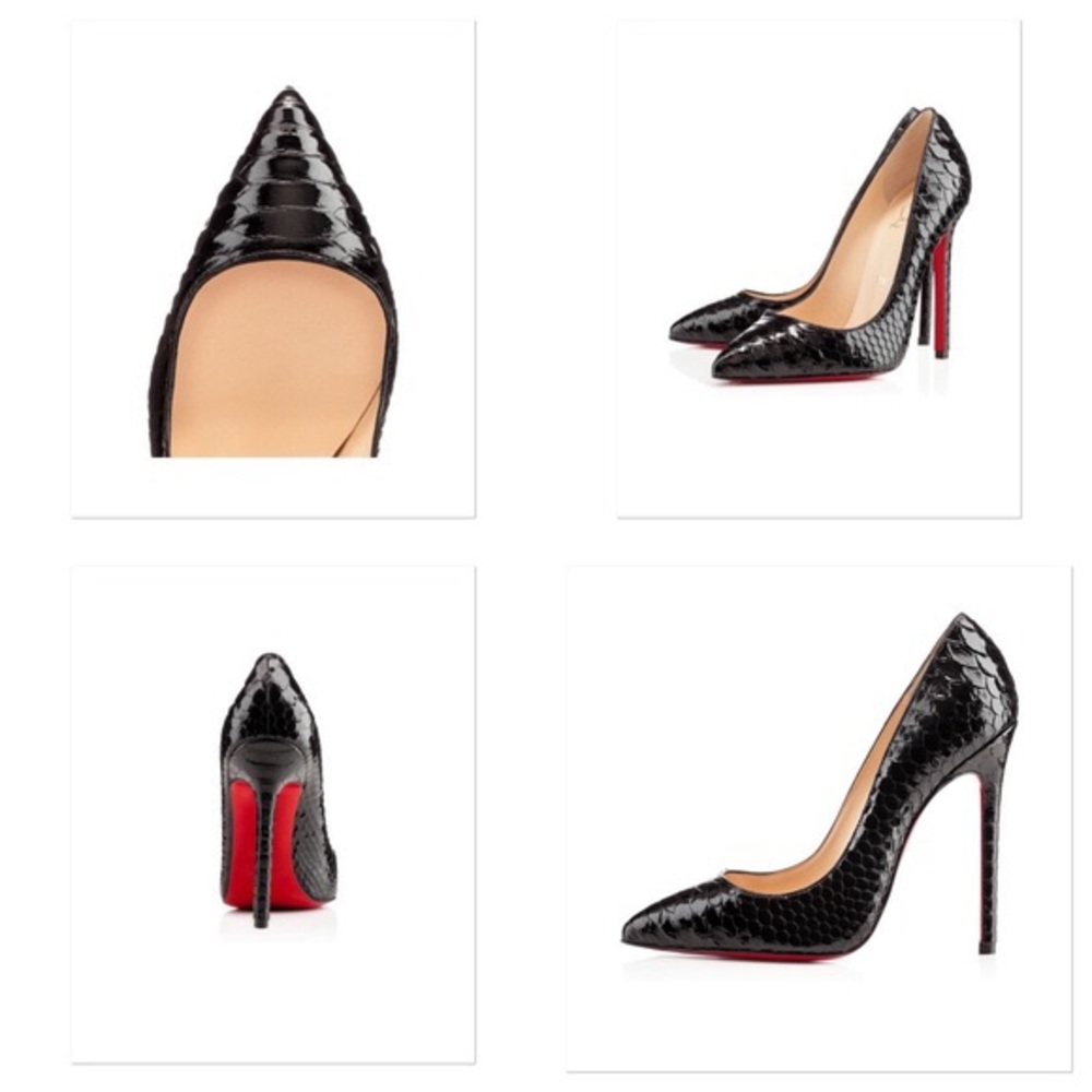 SOLD Christian Louboutin Python Pigalle 36 120